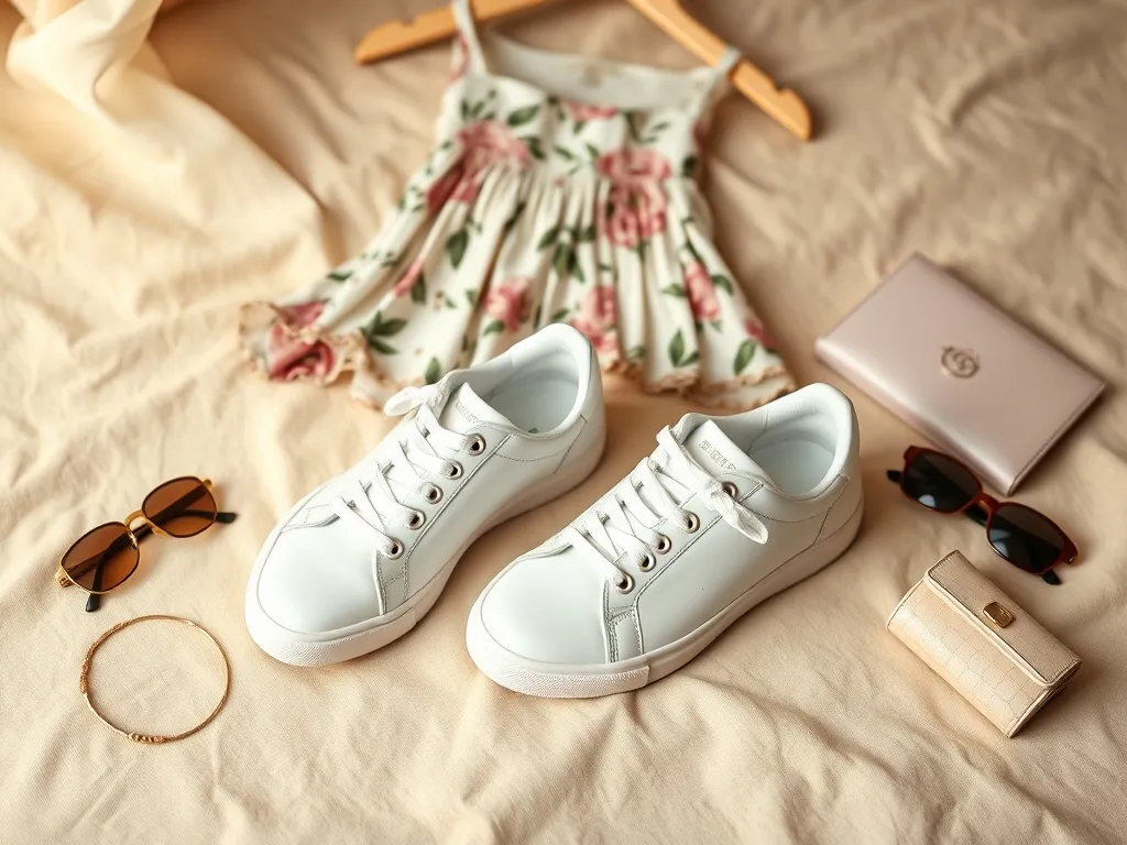 Jak nosić eleganckie trampki do sukienki? Oto modne inspiracje!