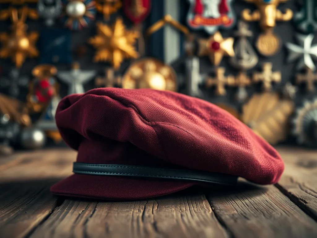 Bordowy beret wojskowy: co oznacza jego symbolika i znaczenie?